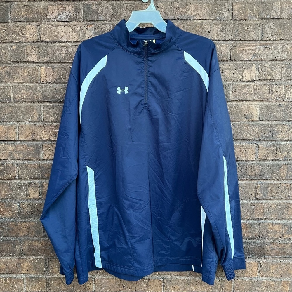 Men’s Under Armor Blue  Jacket Sz 3XL